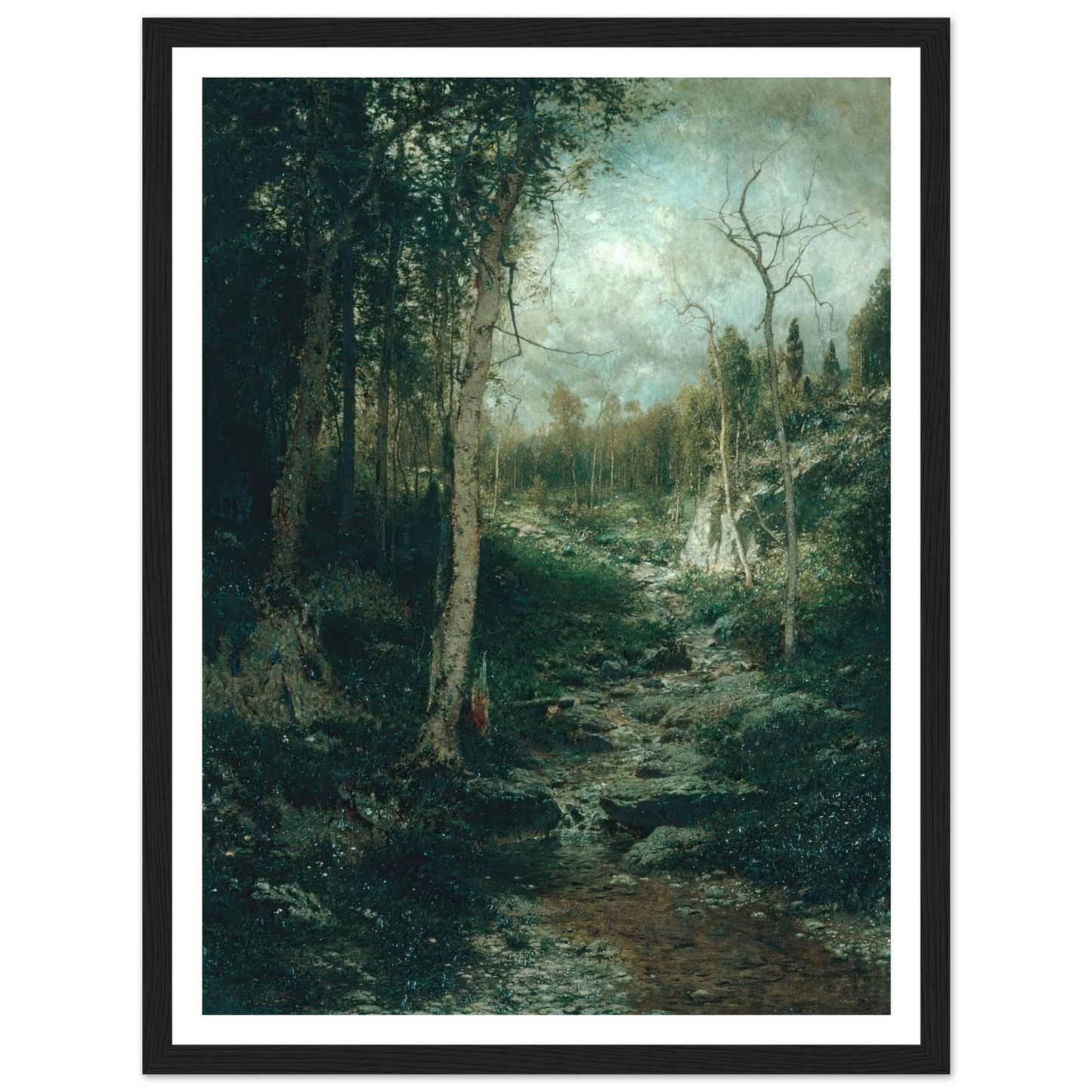 An Old Clearing (1881) Art Print | Alexander Helwig Wyant-Quipham Collections