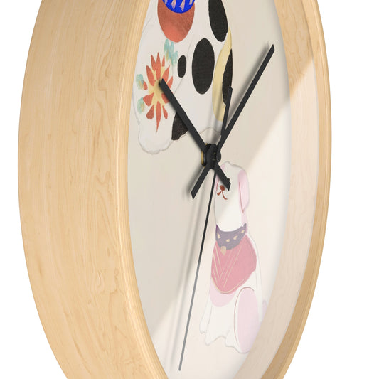 Kyosen’s Collected Illustrations of Japanese Toys Pl.011 Wall Clock | Kawasaki Kyosen-Quipham Collections