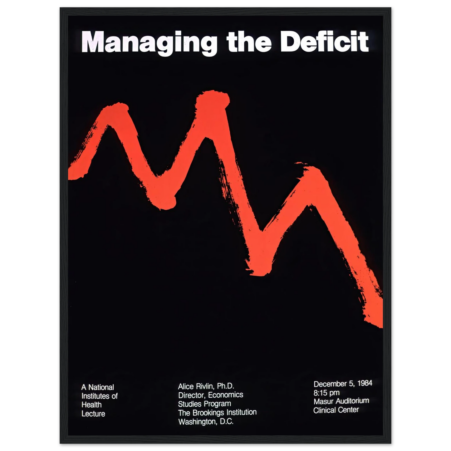 Managing the deficit (1984) Art Print | National Institutes of Health-Quipham Collections