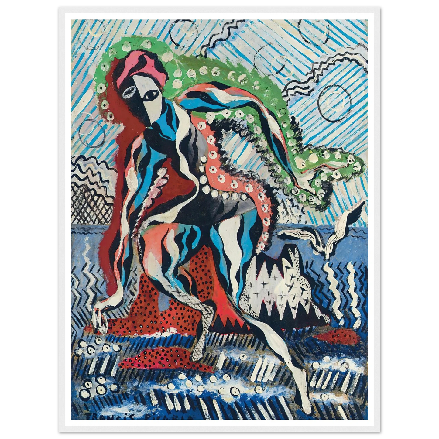 Baigneuse (circa 1925-1926) Art Print | Francis Picabia-Quipham Collections