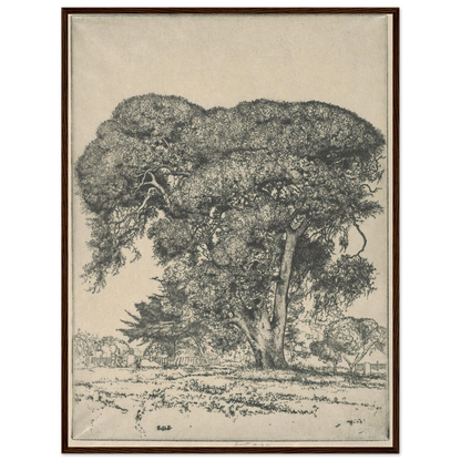 Cemetery Live Oak (1916) Art Print | Ernest Haskell-Quipham Collections