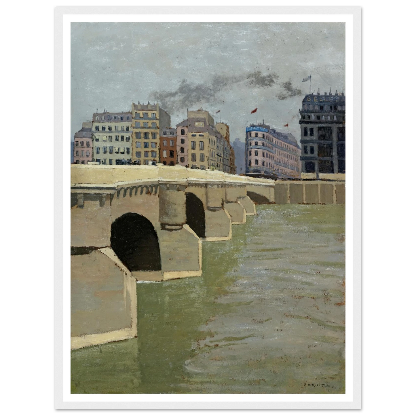 The Pont Neuf Bridge, 1902 Art Print | Felix Vallotton-Quipham Collections