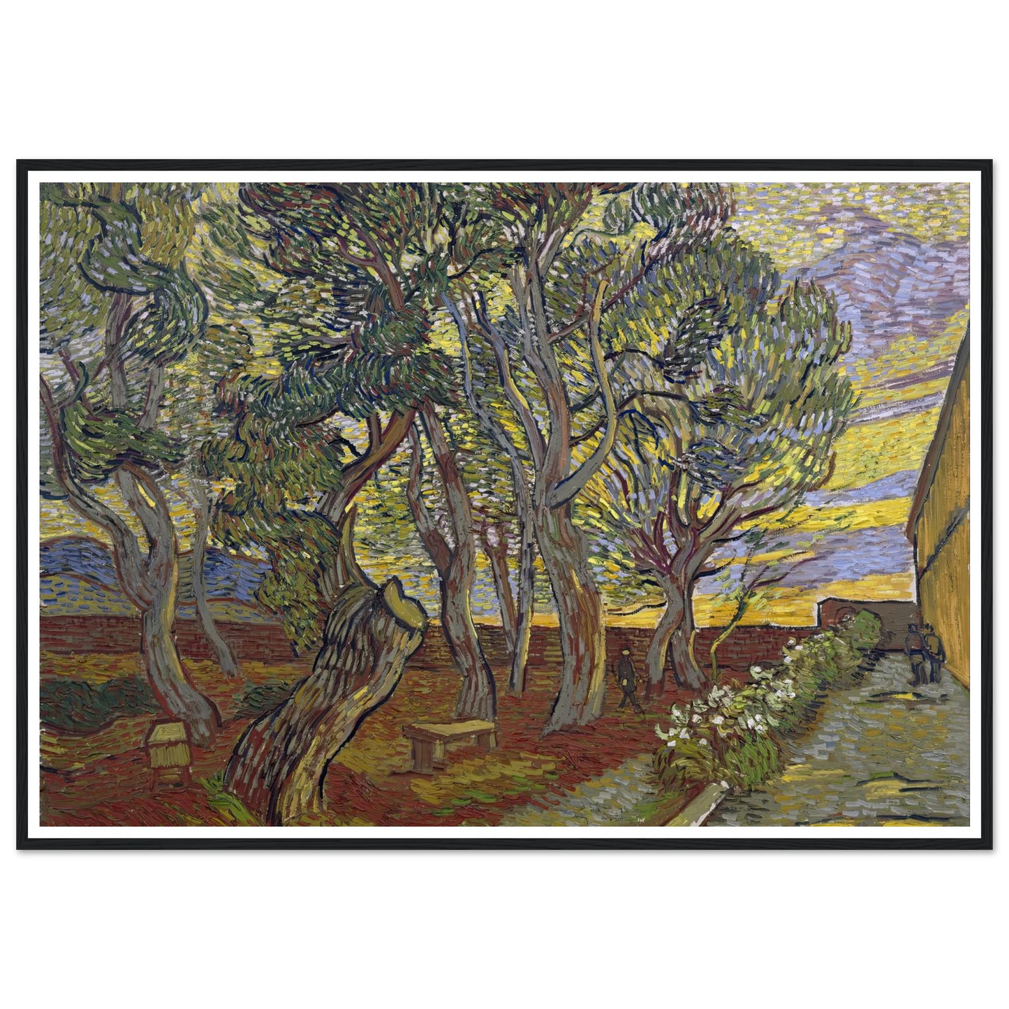The garden of Saint Paul’s Hospital Art Print | Vincent van Gogh-Quipham Collections