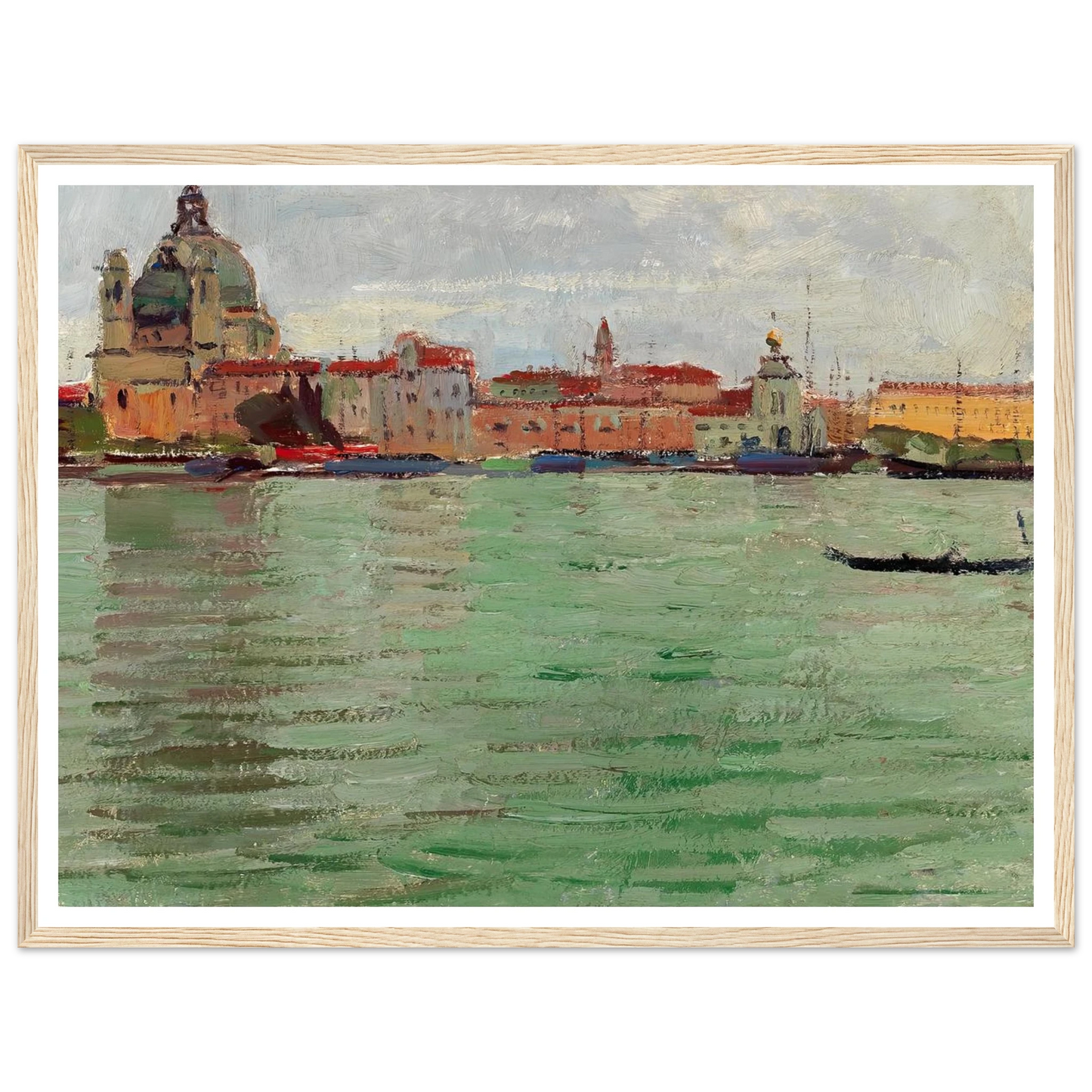 Venice, Santa Maria della Salute and Campanile di San Marco (c. 1922) Art Print | Carl Moll-Quipham Collections