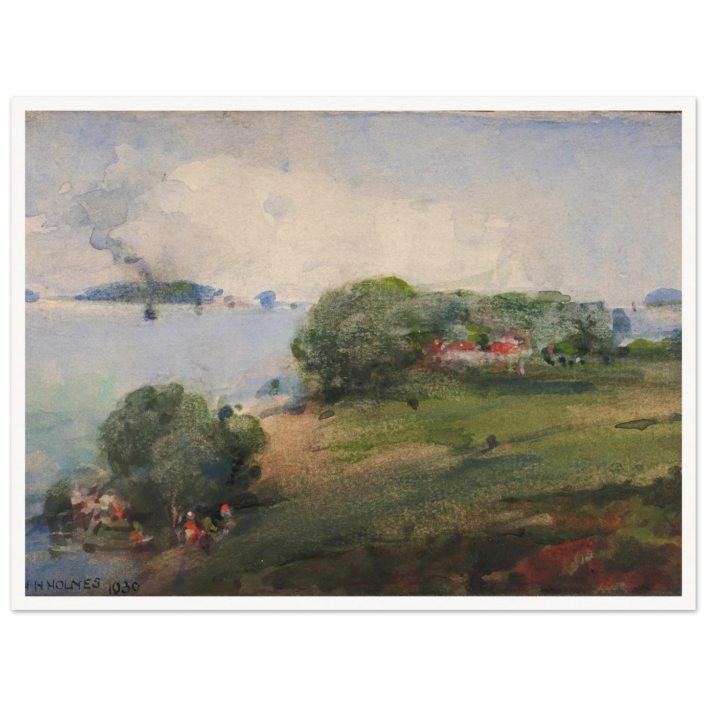 View On The Potomac (1930) Art Print | William Henry Holmes-Quipham Collections