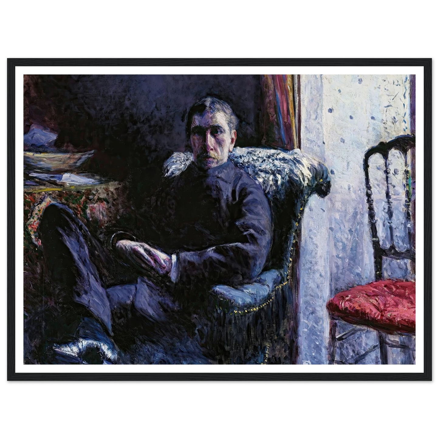 Portrait de Georges Roman (1879) Art Print | Gustave Caillebotte-Quipham Collections