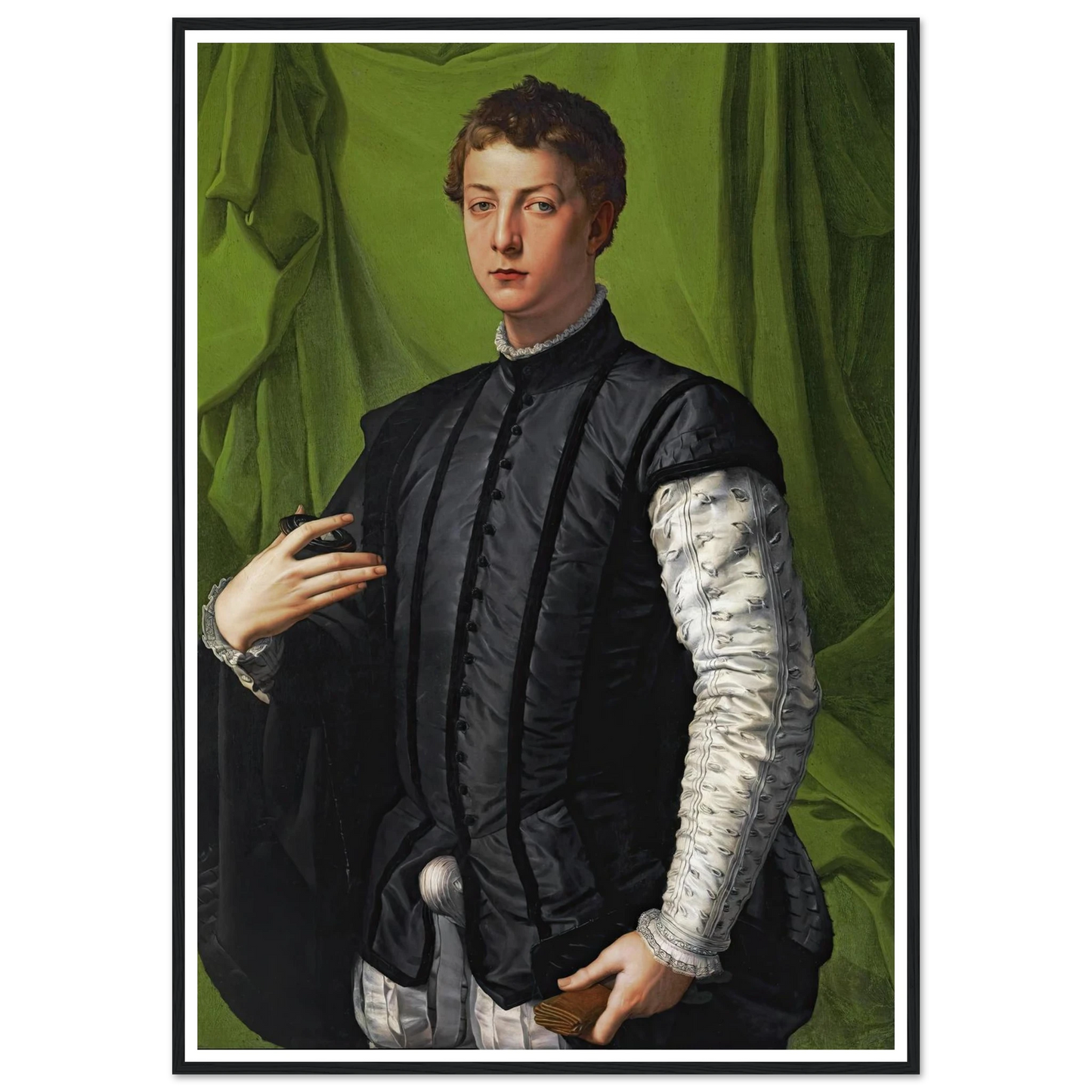 Portrait Of Lodovico Capponi (1550-1555) Art Print | Agnolo Bronzino-Quipham Collections