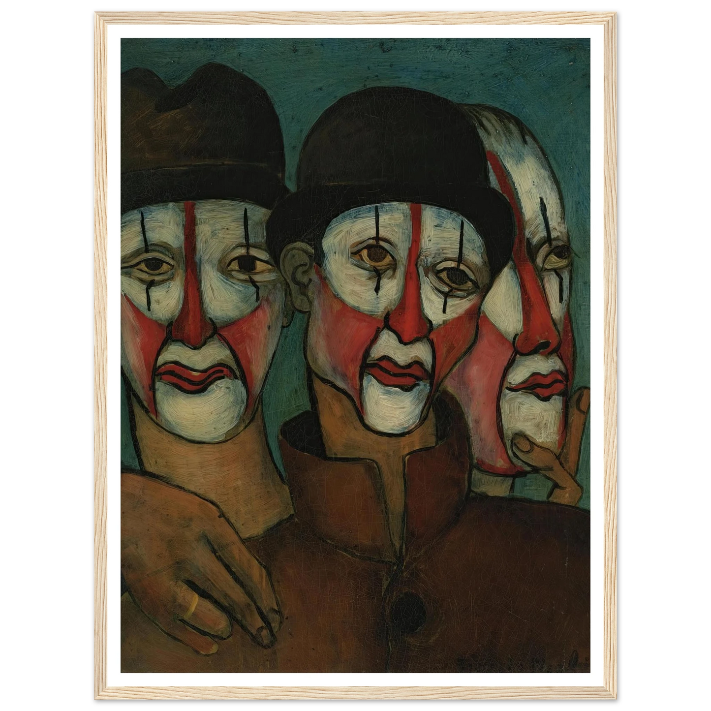 Trois mimes Art Print | Francis Picabia-Quipham Collections