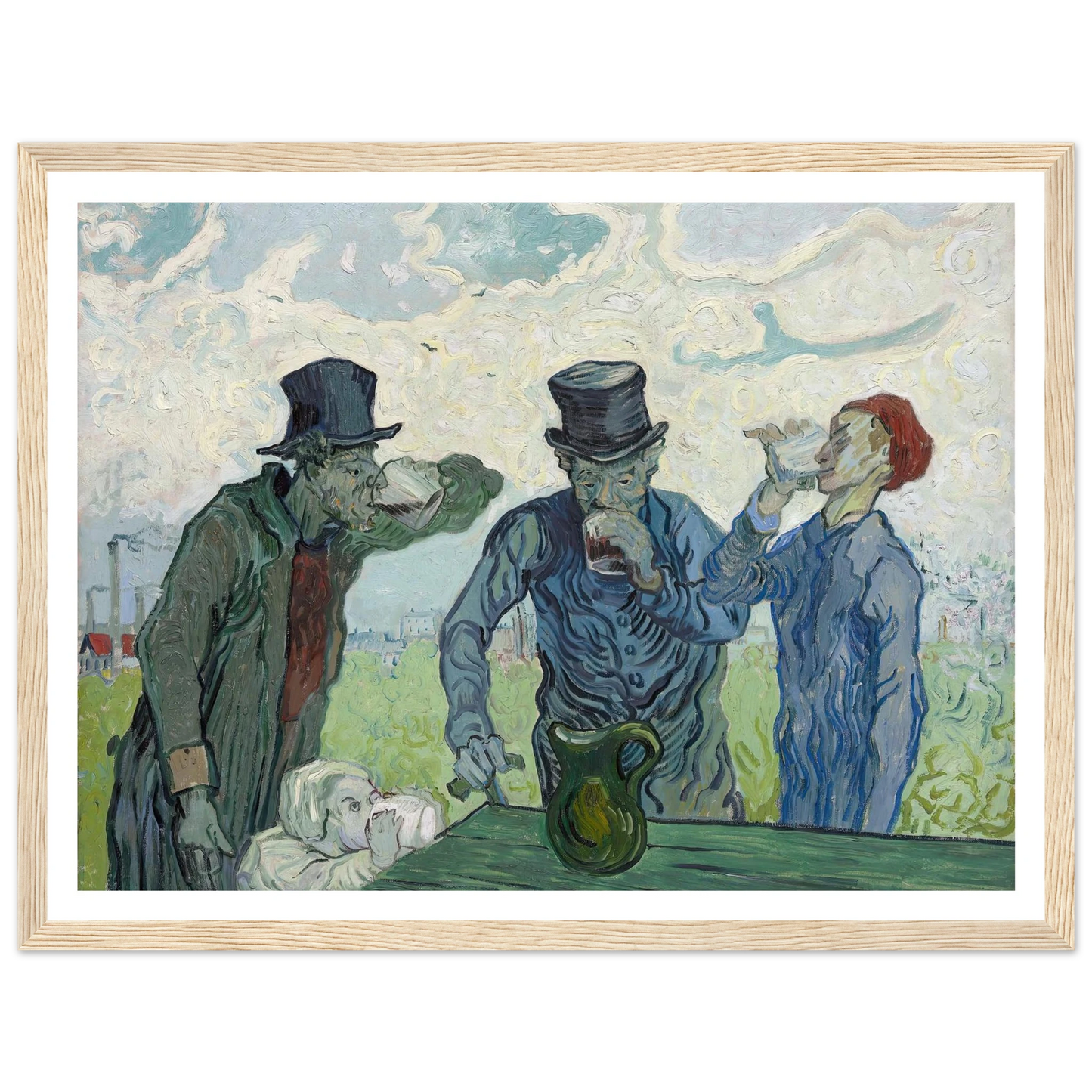 The Drinkers (1890) Art Print | Vincent van Gogh-Quipham Collections