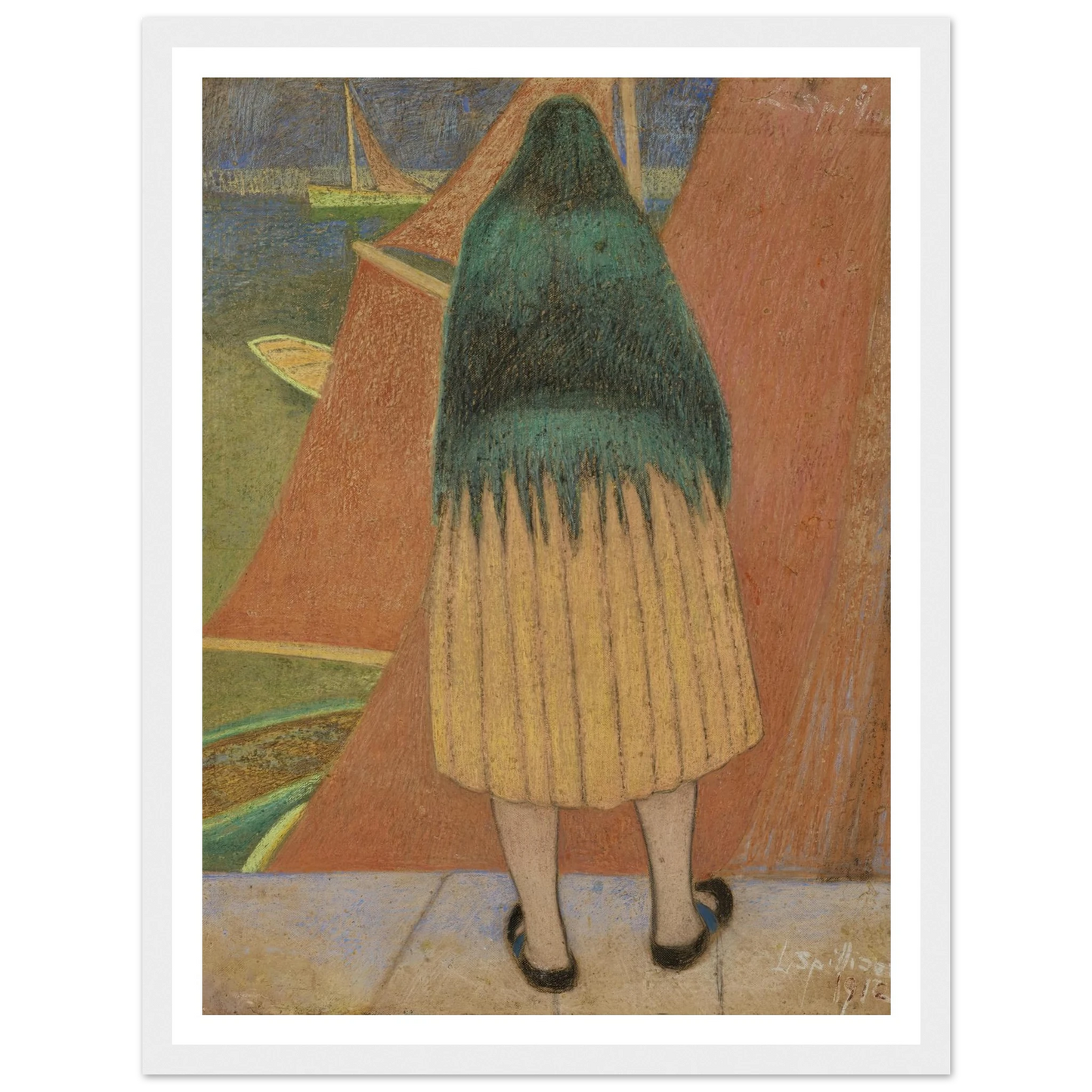 Vissersvrouw (1912) Art Print | Leon Spilliaert-Quipham Collections