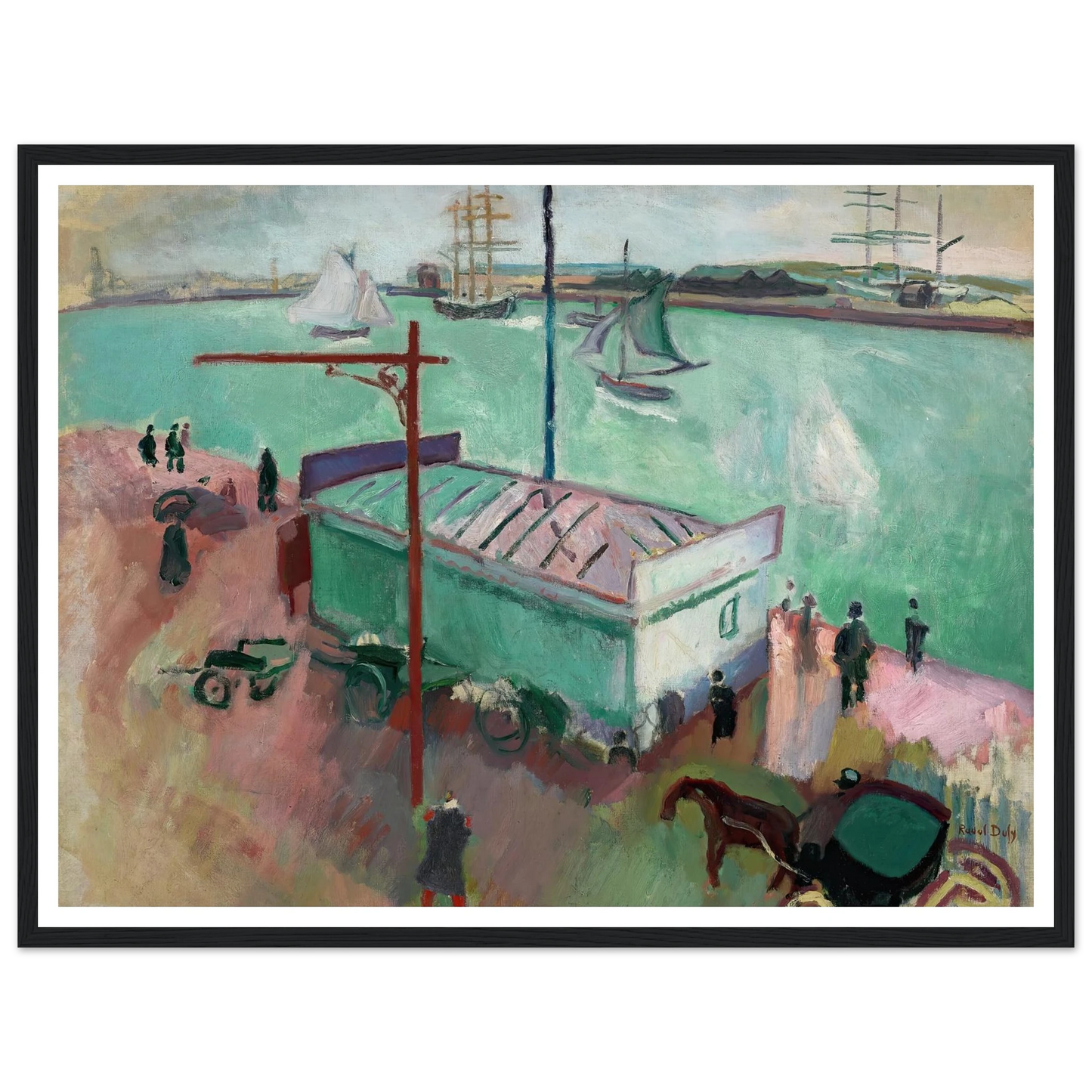 Le Port du Havre (1906) Art Print | Raoul Dufy-Quipham Collections