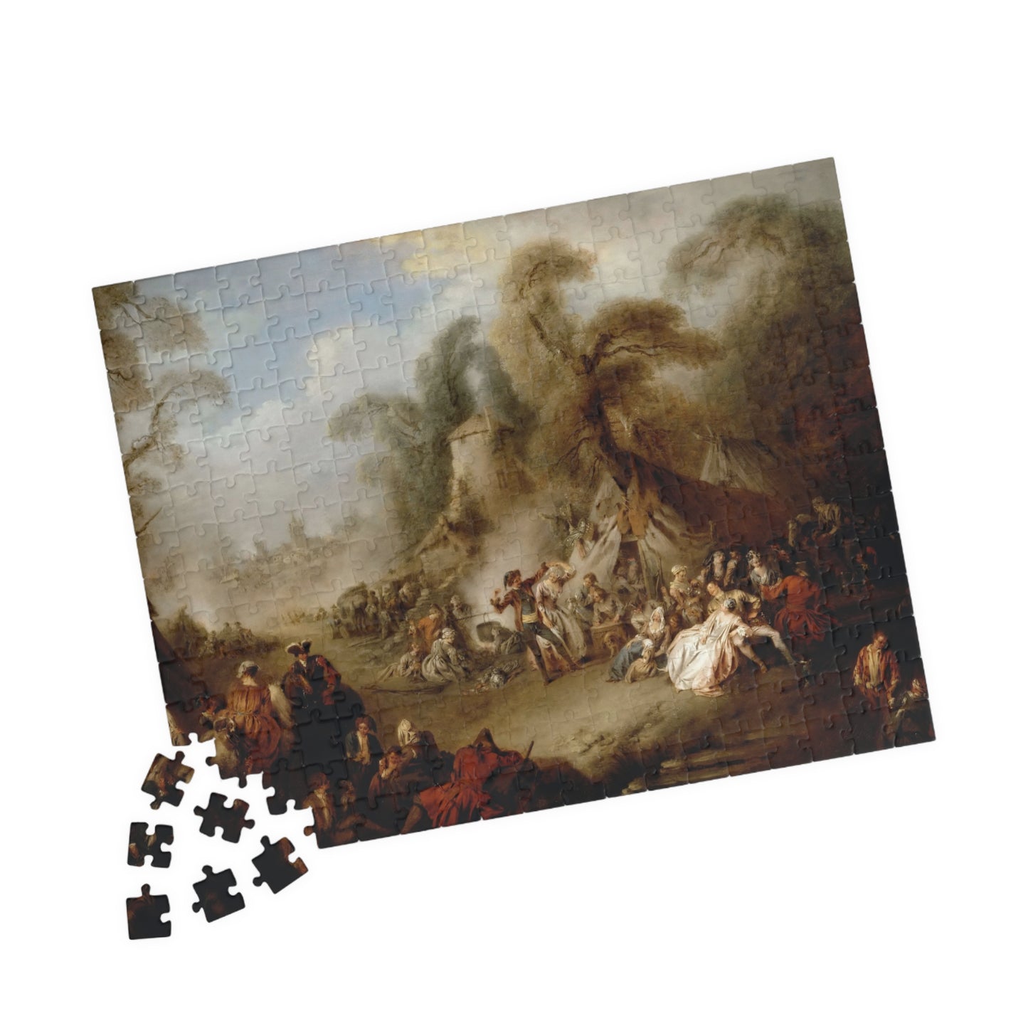 A fête champêtre, rejoicing of the soldiers Puzzle | Jean-Baptiste Pater-Quipham Collections
