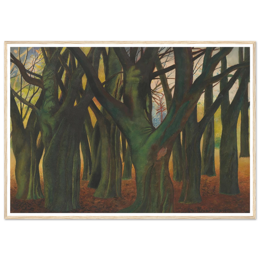 Groene bomen (1941) Art Print | Leon Spilliaert-Quipham Collections
