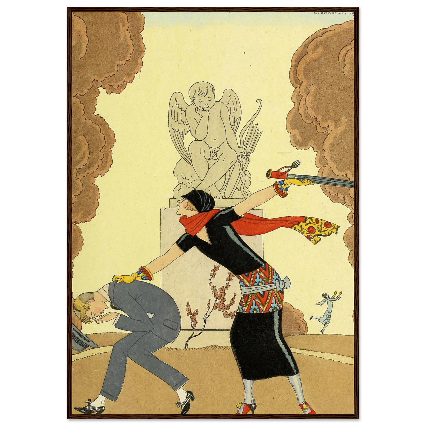 Falbalas et fanfreluches, La Colère (1925) Art Print | George Barbier-Quipham Collections