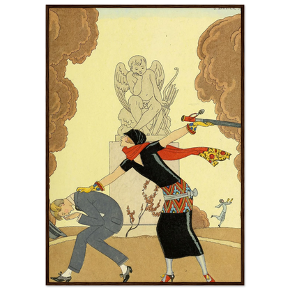 Falbalas et fanfreluches, La Colère (1925) Art Print | George Barbier-Quipham Collections