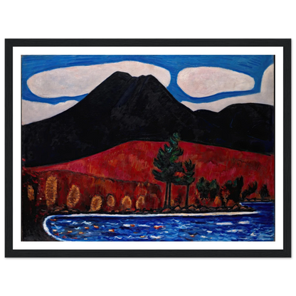 Mt. Katahdin (Maine), Autumn (1939–40) Art Print | Marsden Hartley-Quipham Collections