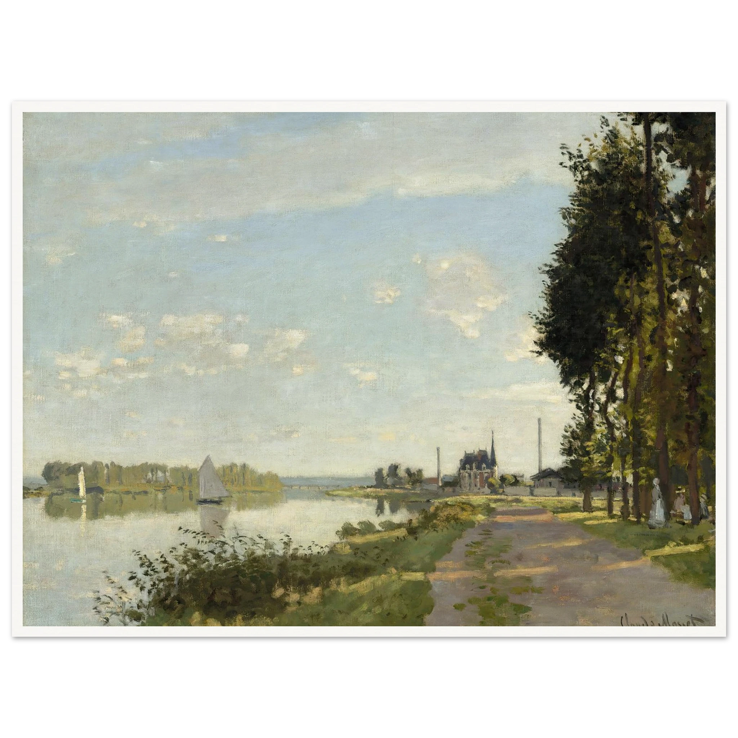 Argenteuil (c. 1872) Art Print | Claude Monet-Quipham Collections