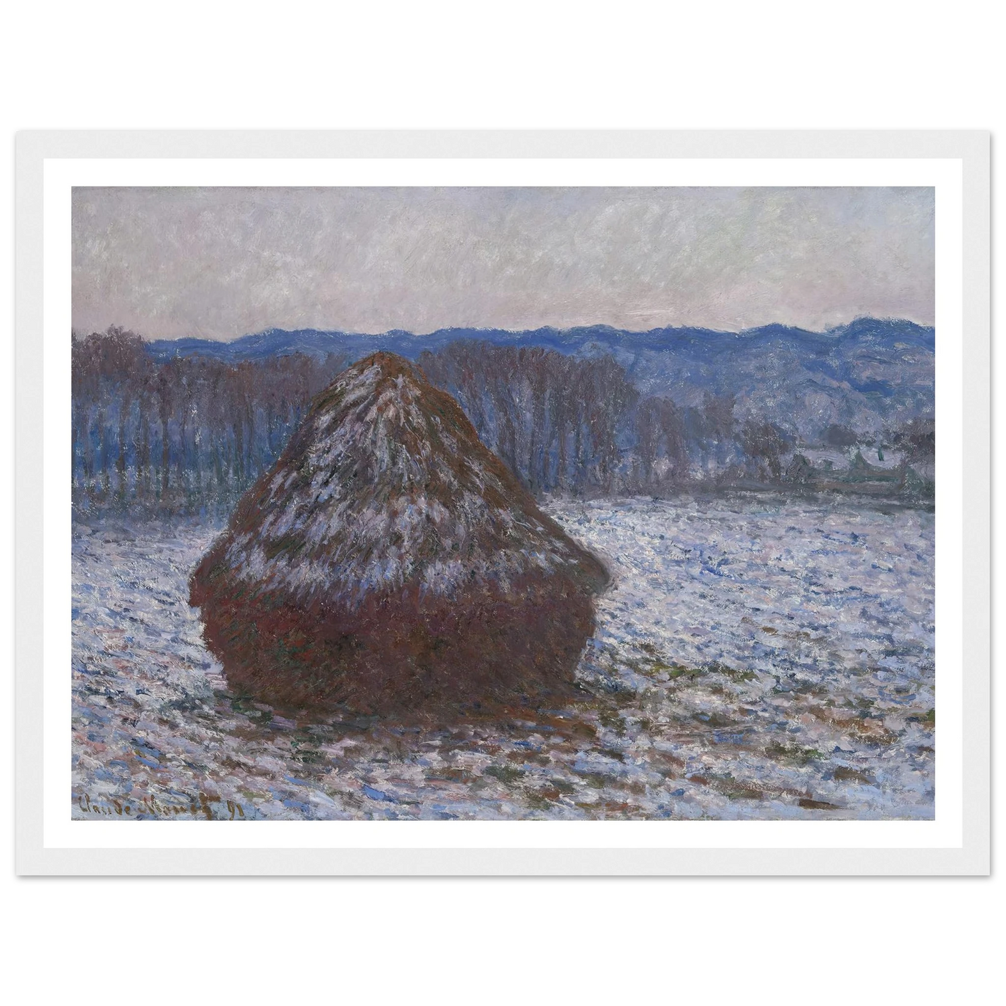 Stack of Wheat (1890) Art Print | Claude Monet-Quipham Collections