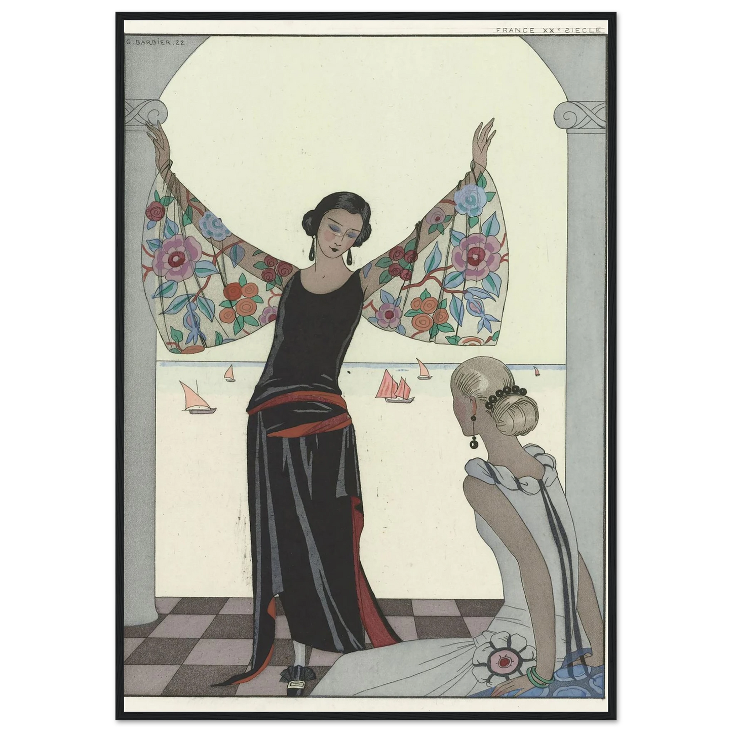 Voici mes ailes ! (1922) Art Print | George Barbier-Quipham Collections