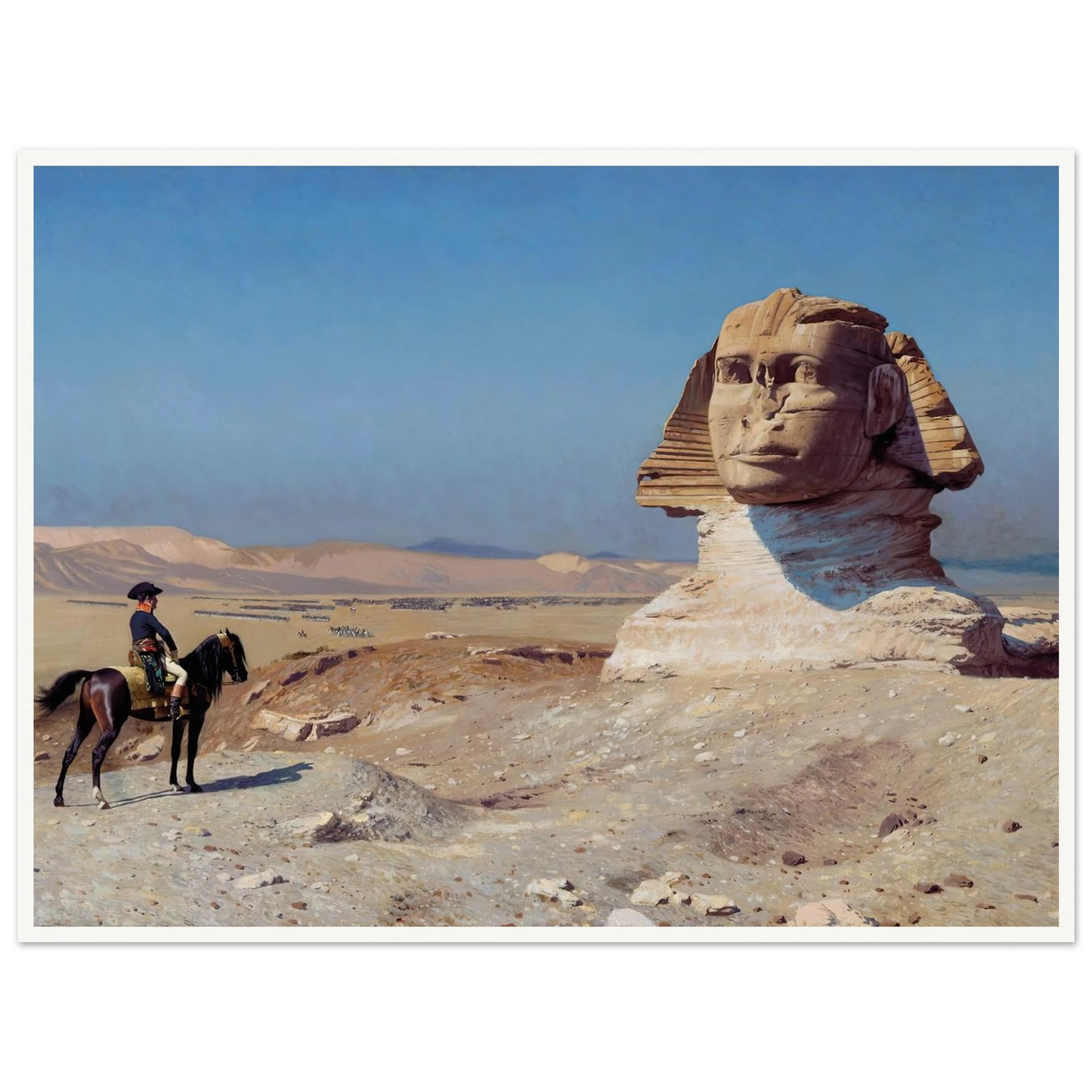 Bonaparte Before the Sphinx (1886) Art Print | Jean Leon Gerome-Quipham Collections