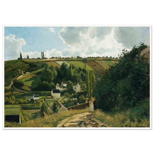 Jalais Hill, Pontoise (1867) Art Print | Camille Pissarro-Quipham Collections