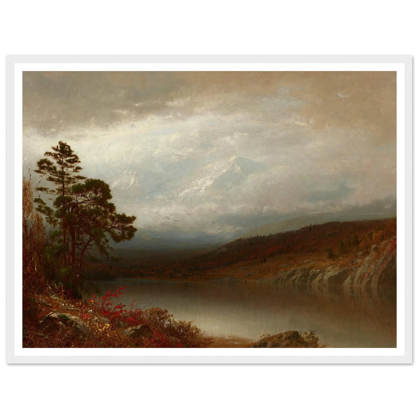 Autumn in the Adirondacks (c. 1872-73) Art Print | Alexander Helwig Wyant-Quipham Collections
