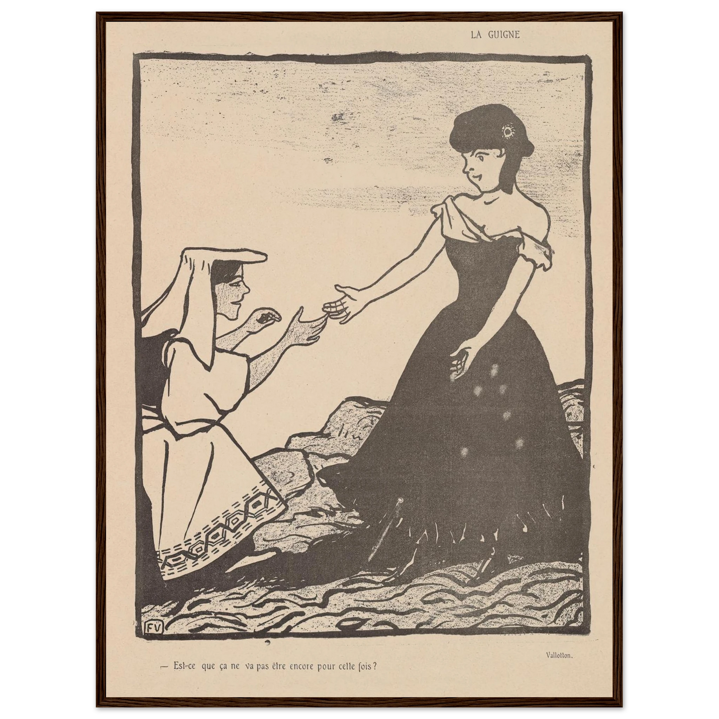 25 juillet 1903 Art Print | Felix Vallotton-Quipham Collections