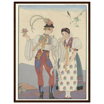 Le Coq du Village (1921) Art Print | George Barbier-Quipham Collections