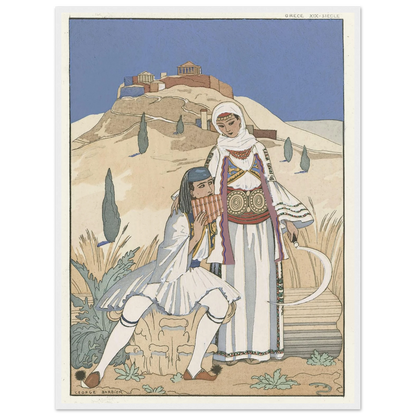 La flute de Pan (1923) Art Print | George Barbier-Quipham Collections