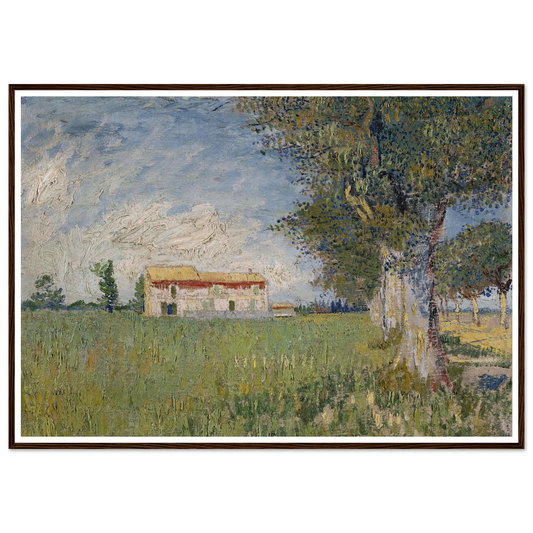Farmhouse in a wheat field (1888) Art Print | Vincent van Gogh-Quipham Collections