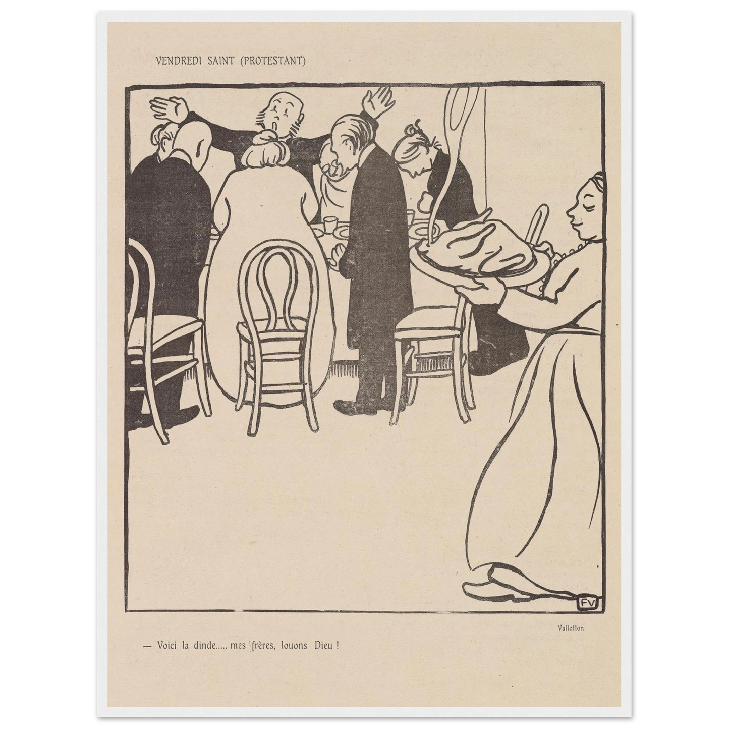 17 avril 1903 Art Print | Felix Vallotton-Quipham Collections