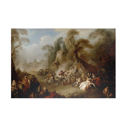 A fête champêtre, rejoicing of the soldiers Puzzle | Jean-Baptiste Pater-Quipham Collections