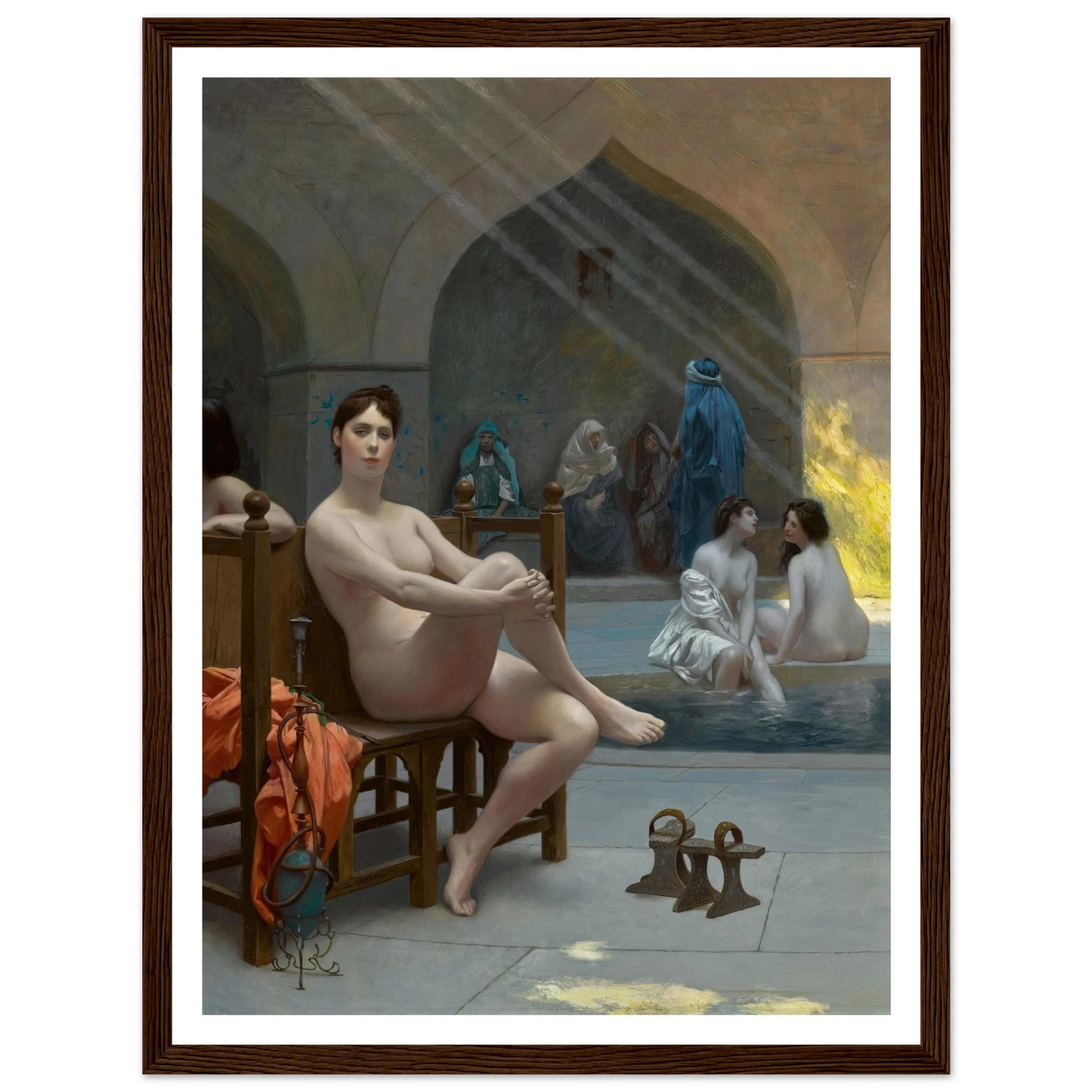 Le Bain des femmes Art Print | Jean Leon Gerome-Quipham Collections