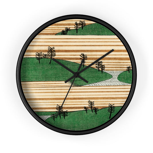 Landscape Illustration Wall Clock | Watanabe Seitei-Quipham Collections