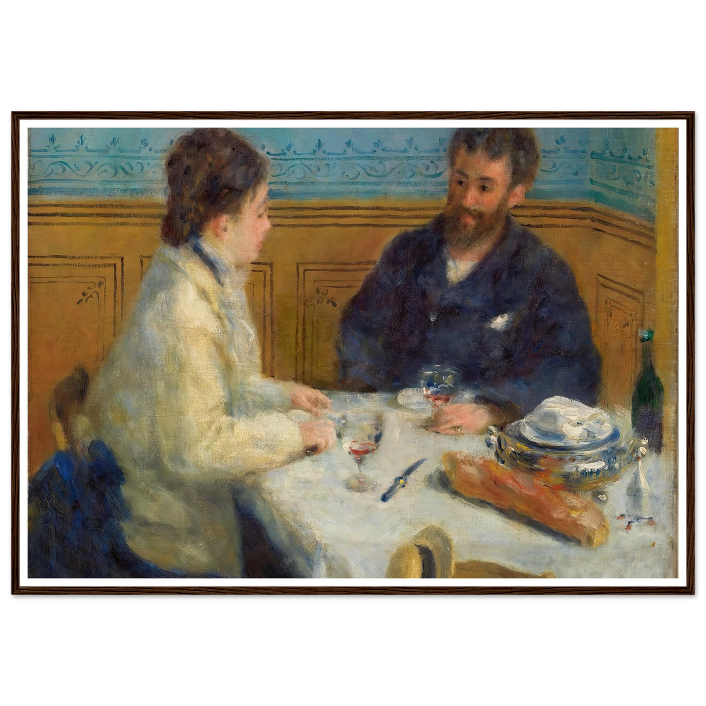 Luncheon (Le Déjeuner) (1875) Art Print | Pierre Auguste Renoir-Quipham Collections