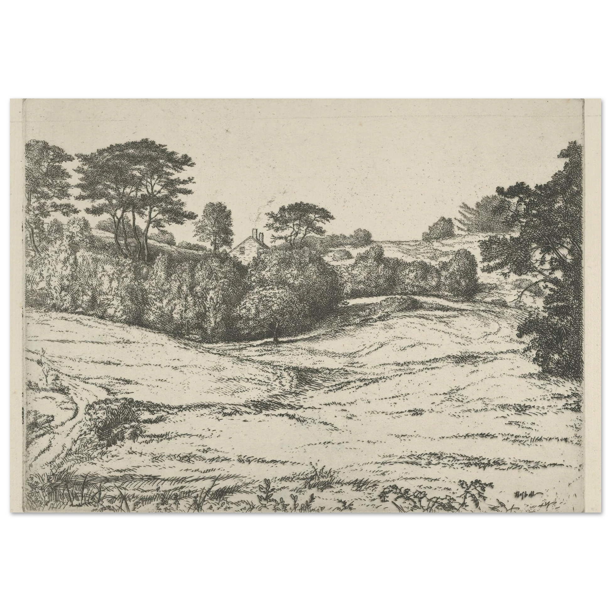 Dromore Vale (1900-1925) Art Print | Ernest Haskell-Quipham Collections