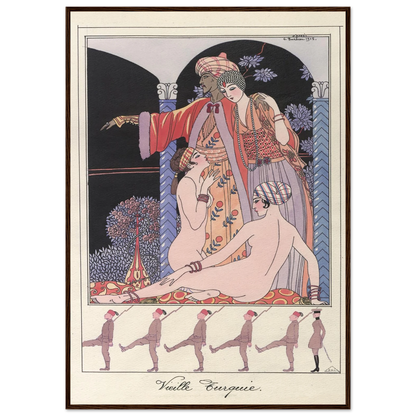 Vieille Turquie (Dans le sérail) (1914-1915) Art Print | George Barbier-Quipham Collections