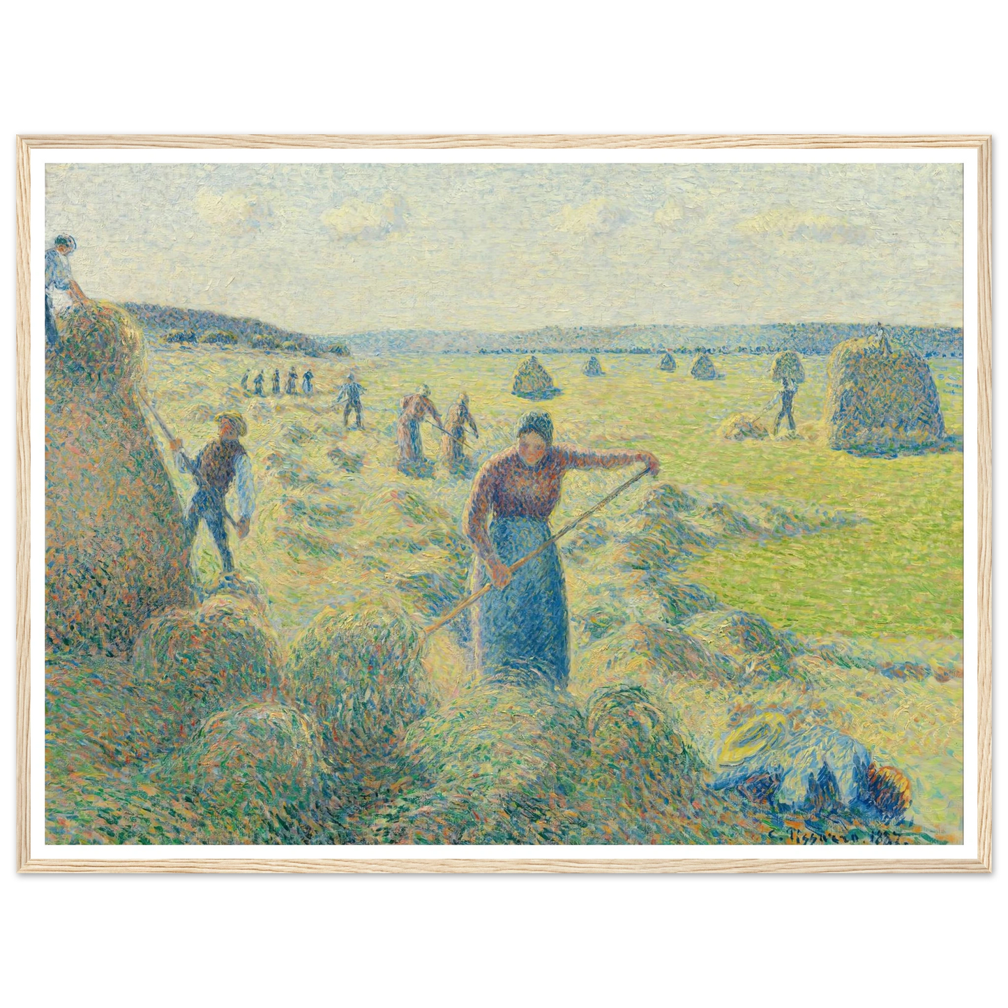 La Récolte des Foins, Éragny Art Print | Camille Pissarro-Quipham Collections
