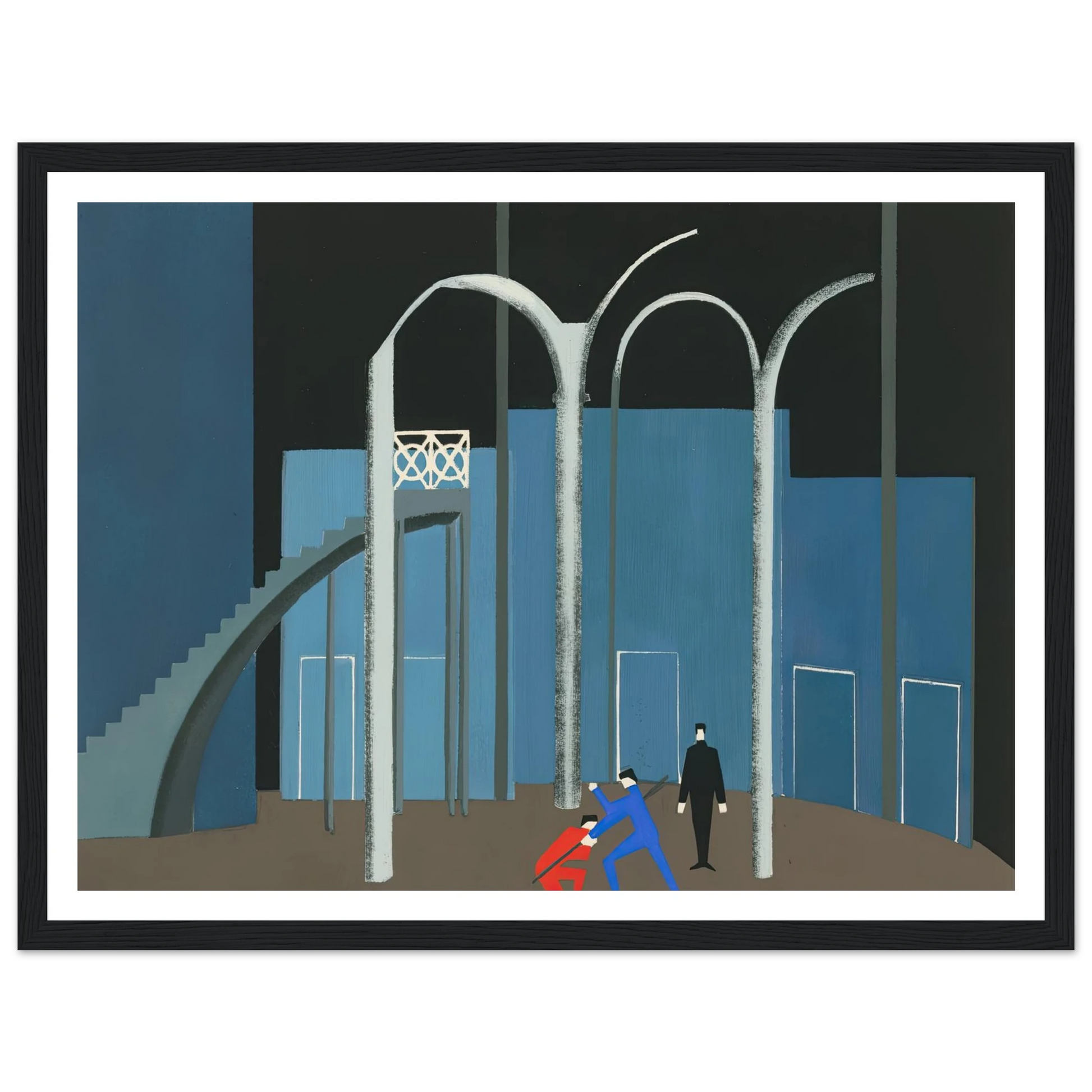 Maquettes dé Théatre 12 Art Print | Alexandra Exter-Quipham Collections