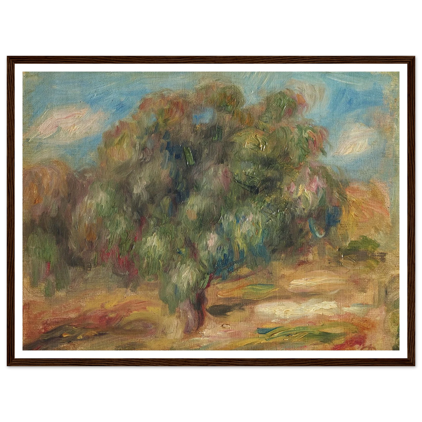 Landscape (1915) Art Print | Pierre Auguste Renoir-Quipham Collections