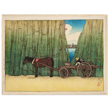 Komagata kashi (River bank, Komagata) (1919) Art Print | Kawase Hasui-Quipham Collections