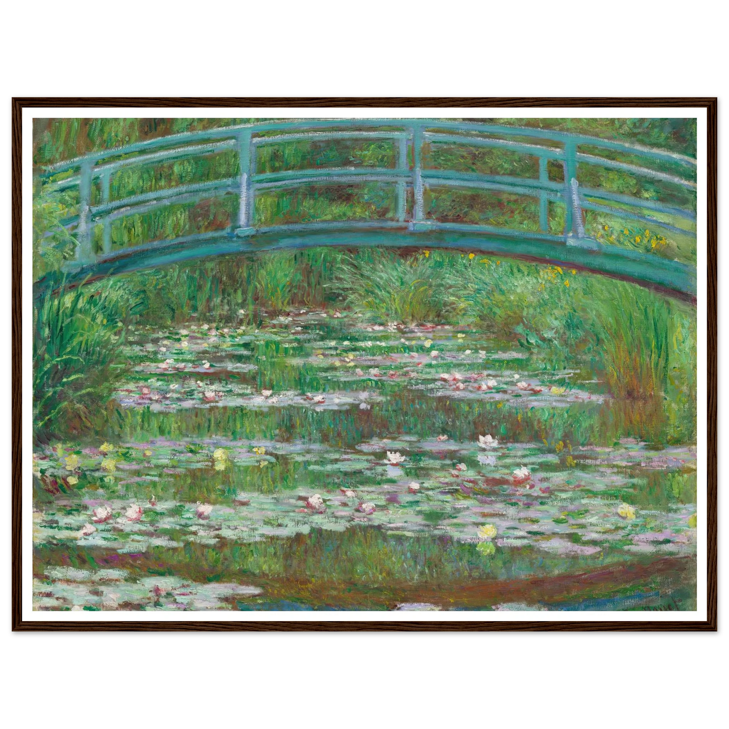 The Japanese Footbridge (1899) Art Print | Claude Monet-Quipham Collections