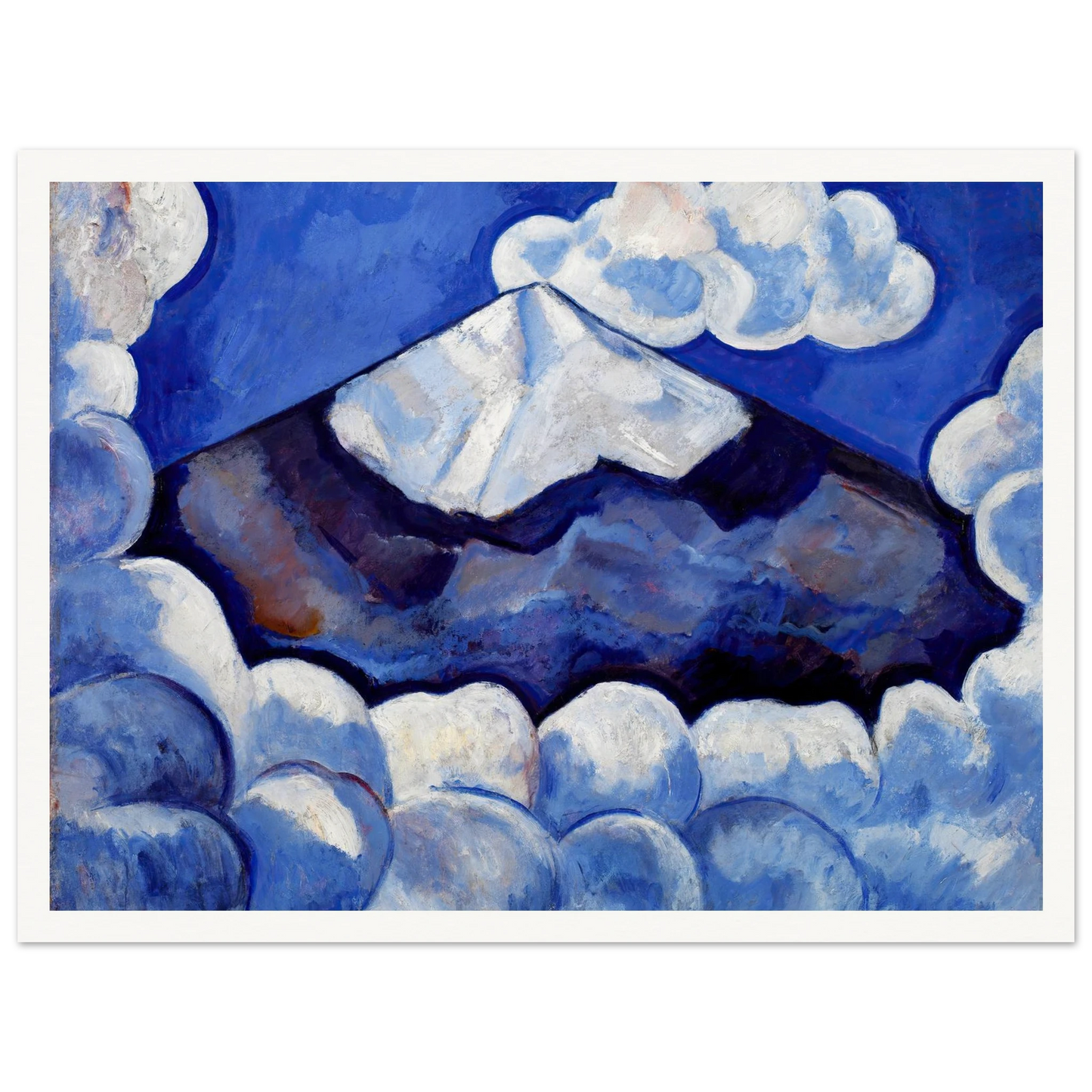 Popocatepetl, Spirited Morning– Mexico (1932) Art Print | Marsden Hartley-Quipham Collections