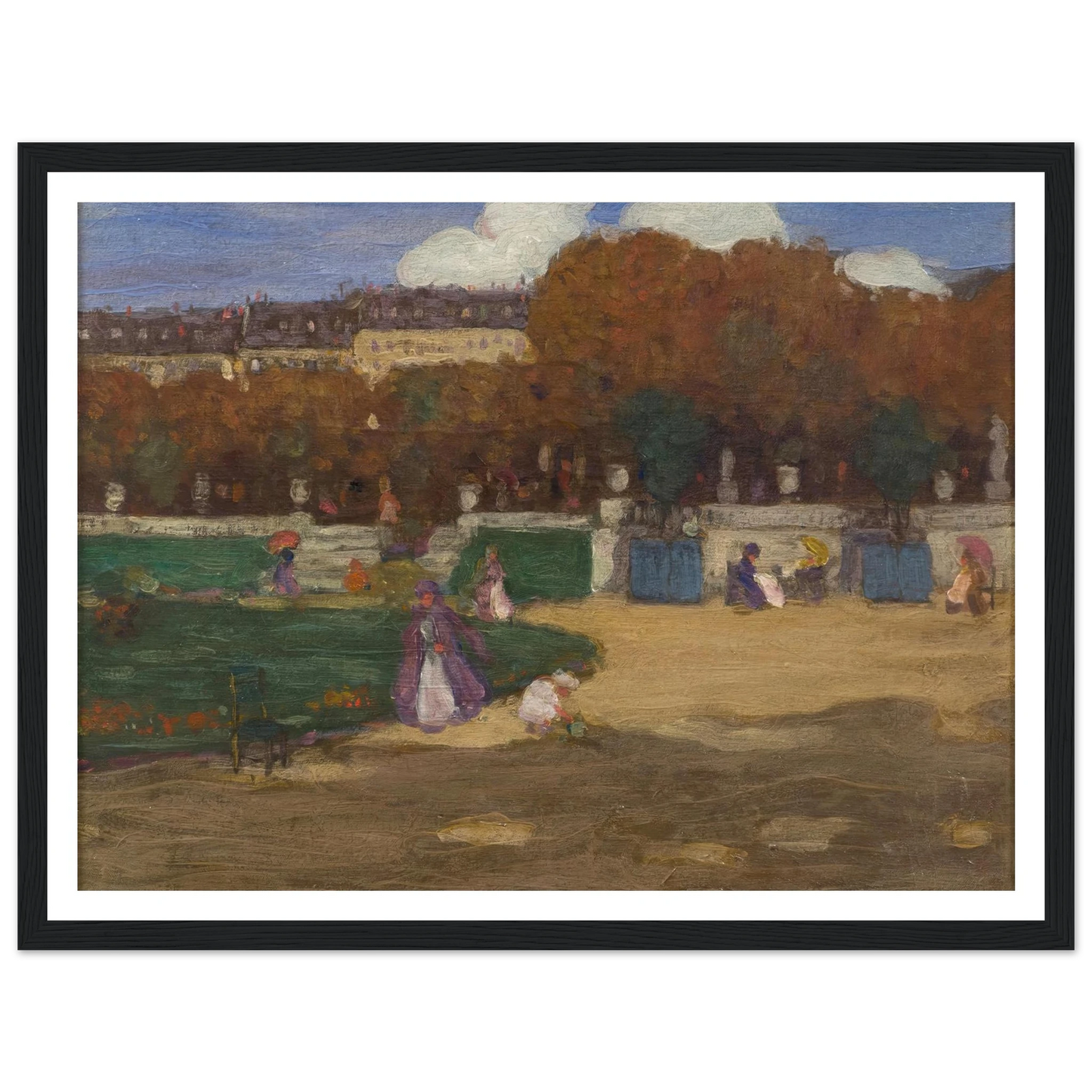 Luxembourg Gardens, Paris (1902) Art Print | Frederick Carl Frieseke-Quipham Collections
