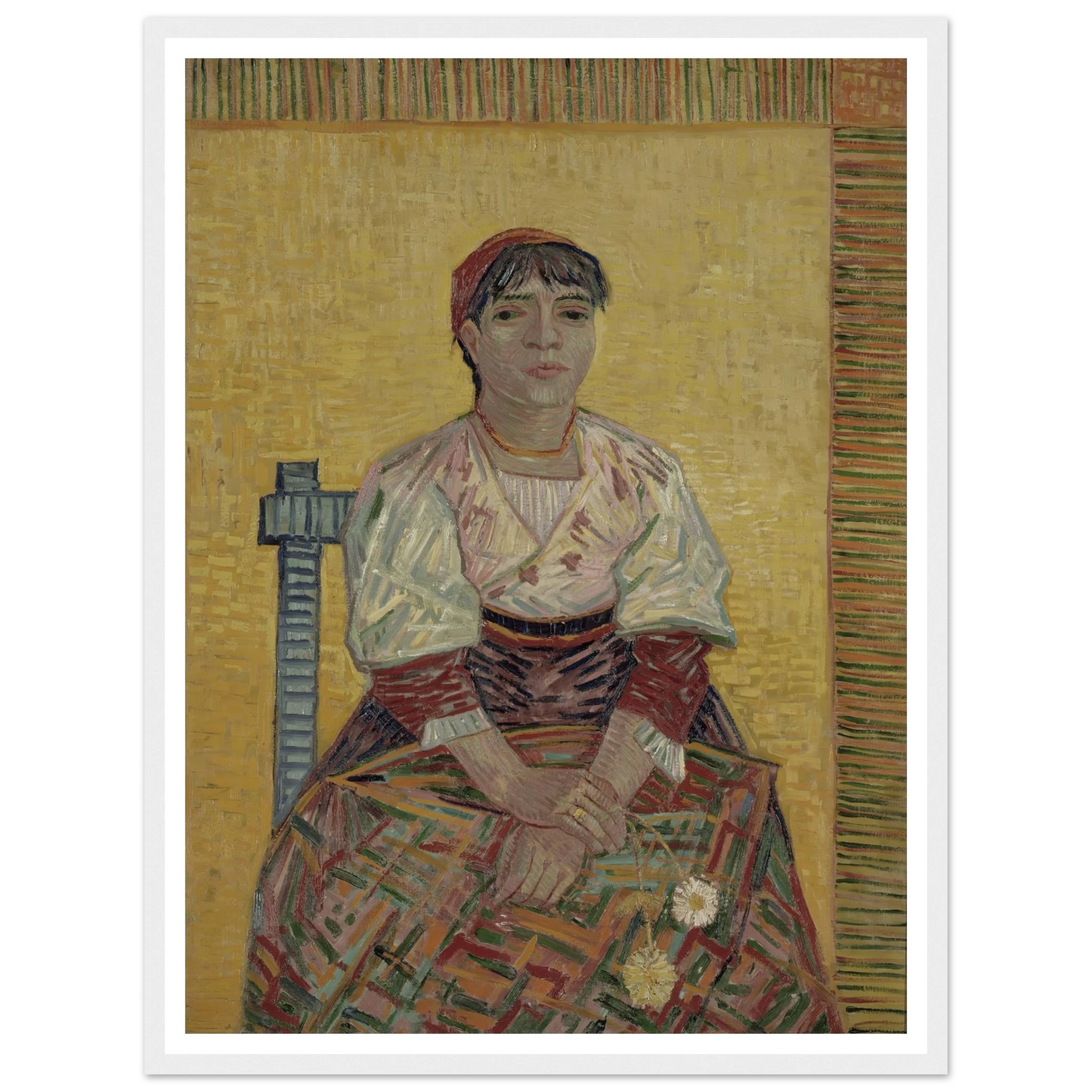 The Italian Woman (1887) Art Print | Vincent van Gogh-Quipham Collections
