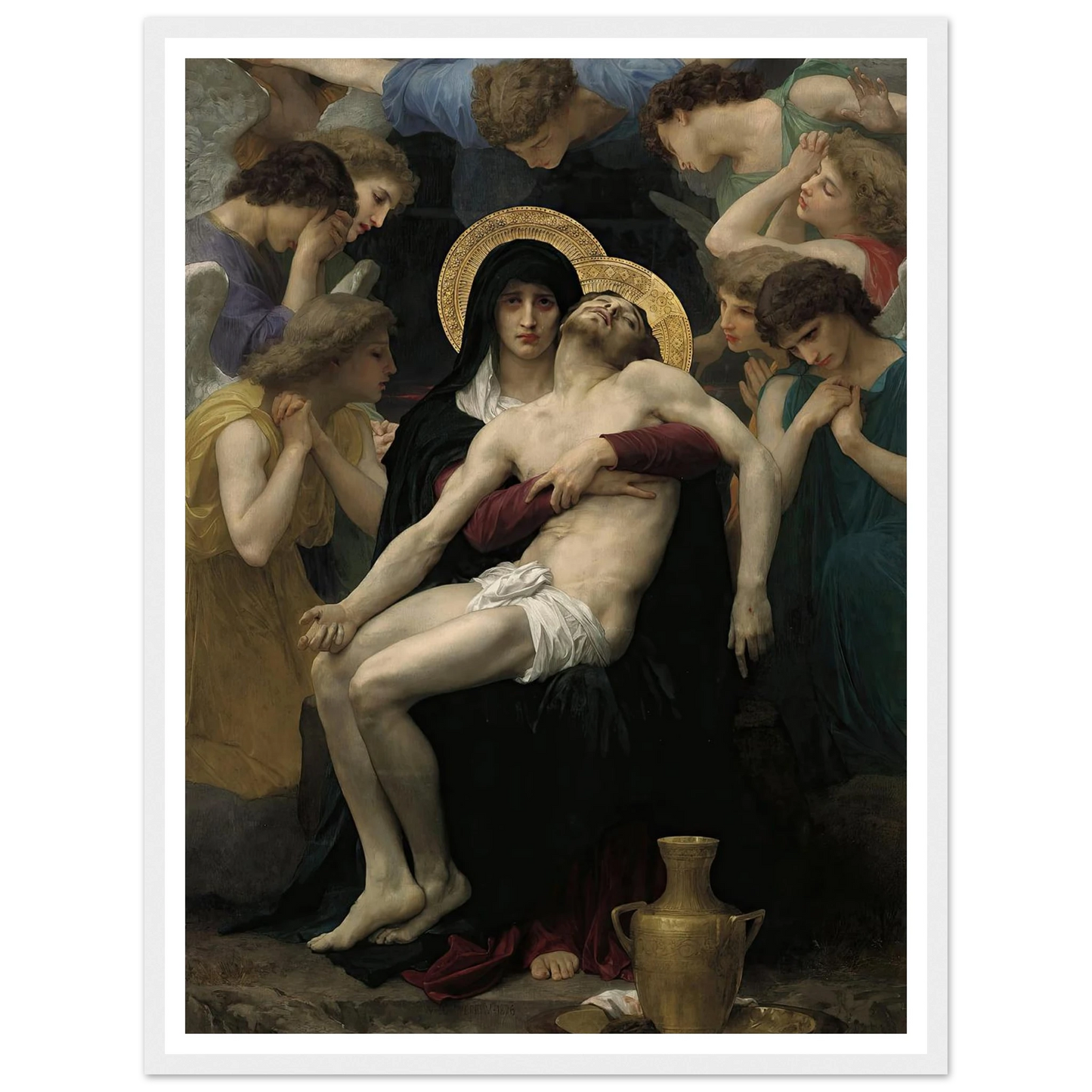 Pieta (1876) Art Print | William Bouguereau-Quipham Collections