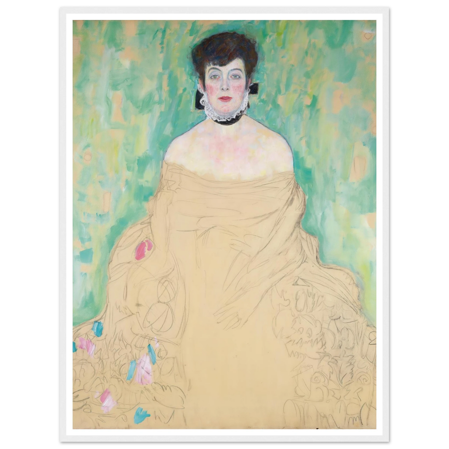 Amalie Zuckerkandl (1917) Art Print | Gustav Klimt-Quipham Collections