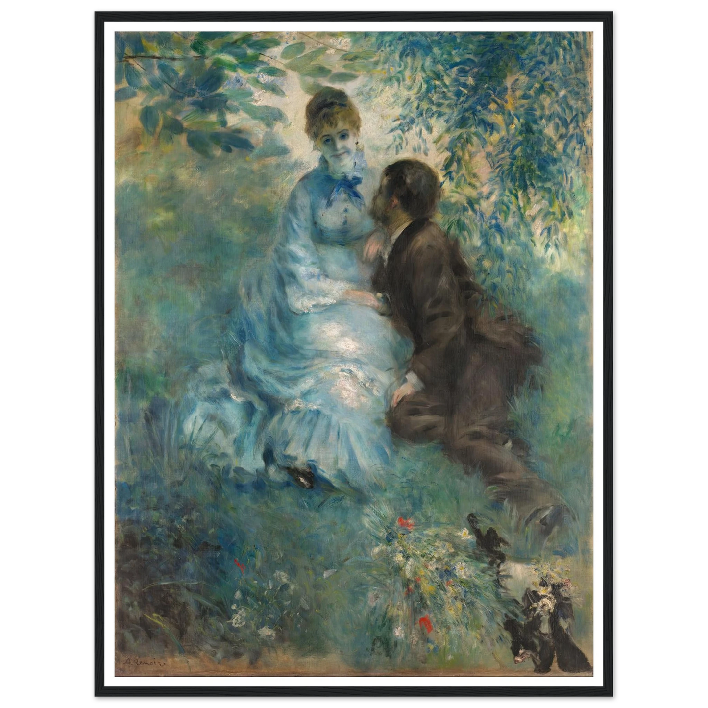 Lovers (1875) Art Print | Pierre Auguste Renoir-Quipham Collections