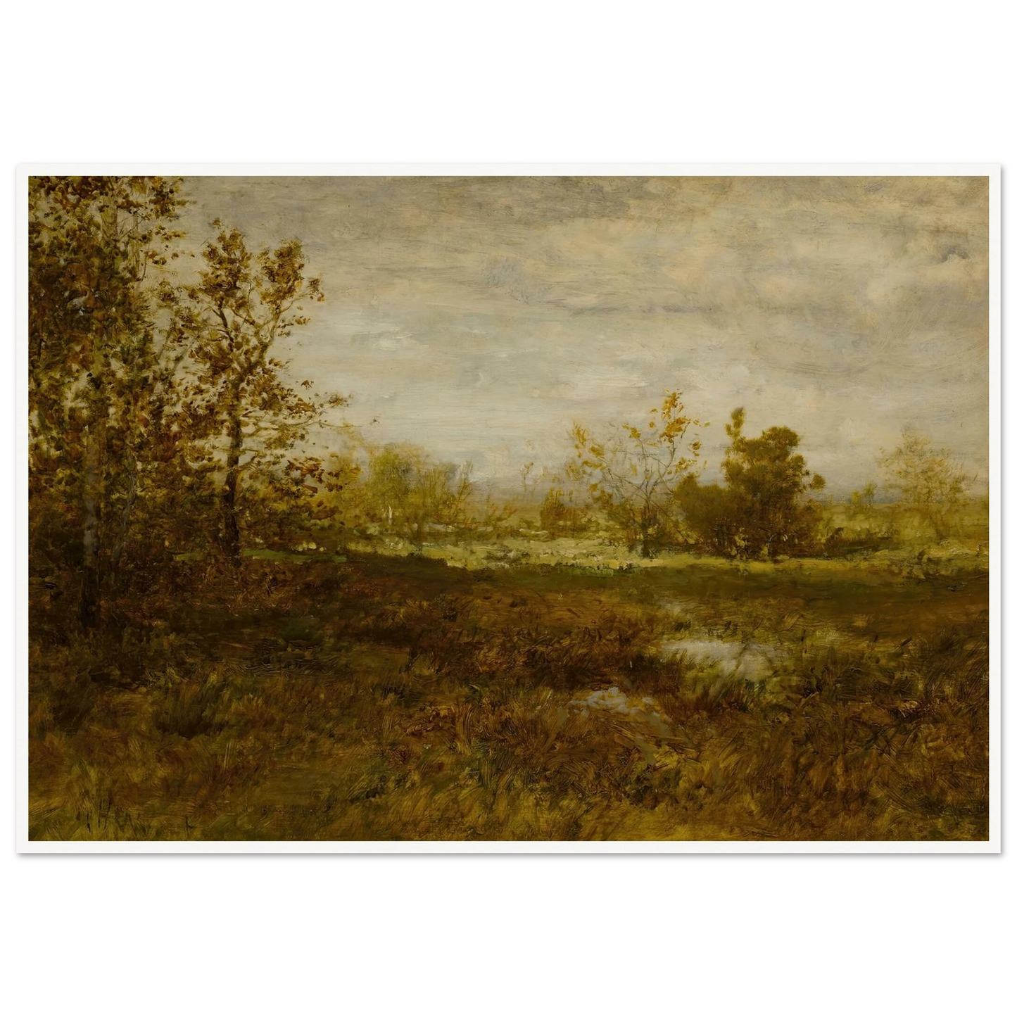 Landscape (ca 1885-1892) Art Print | Alexander Helwig Wyant-Quipham Collections
