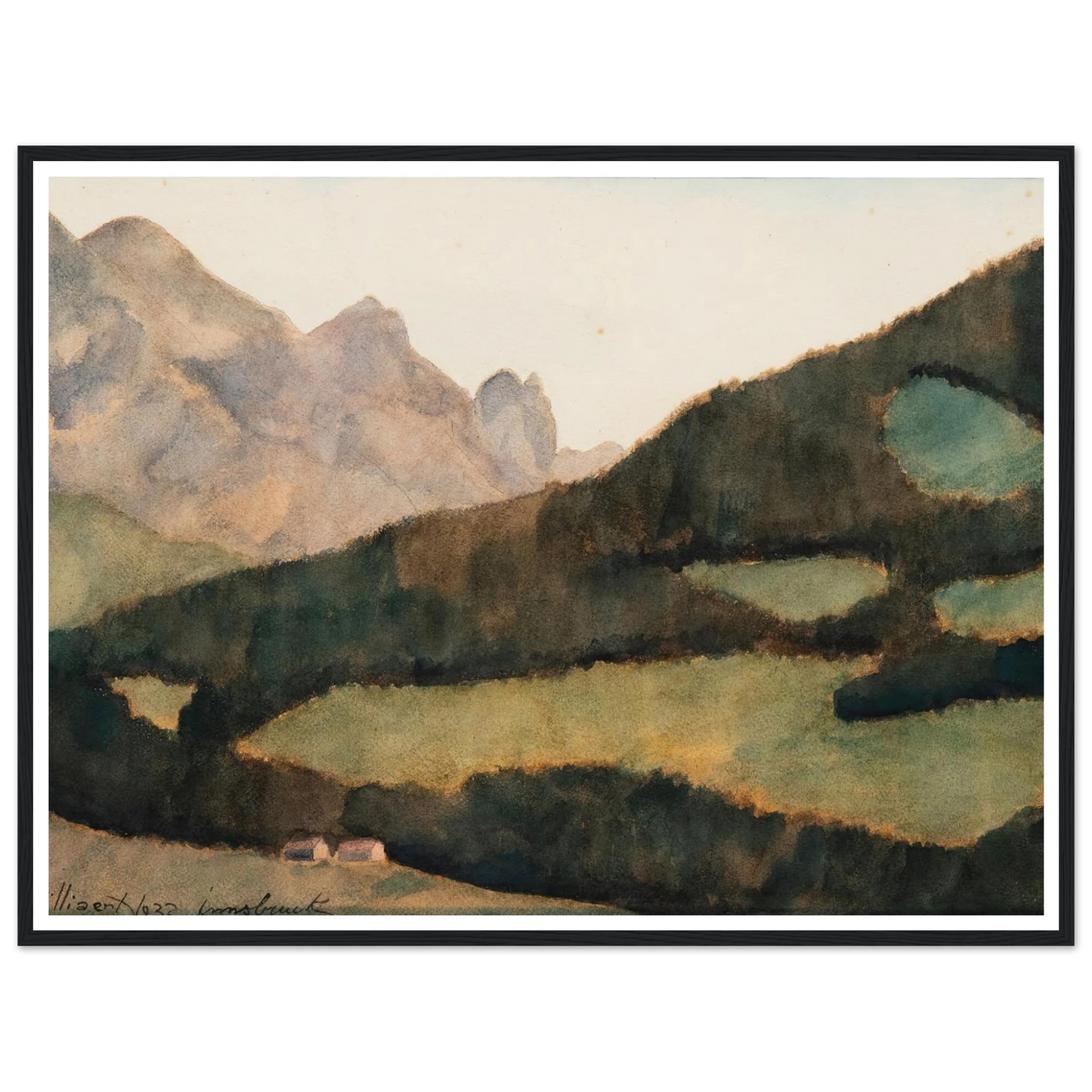 Paysage d’Innsbruck (1932) Art Print | Leon Spilliaert-Quipham Collections